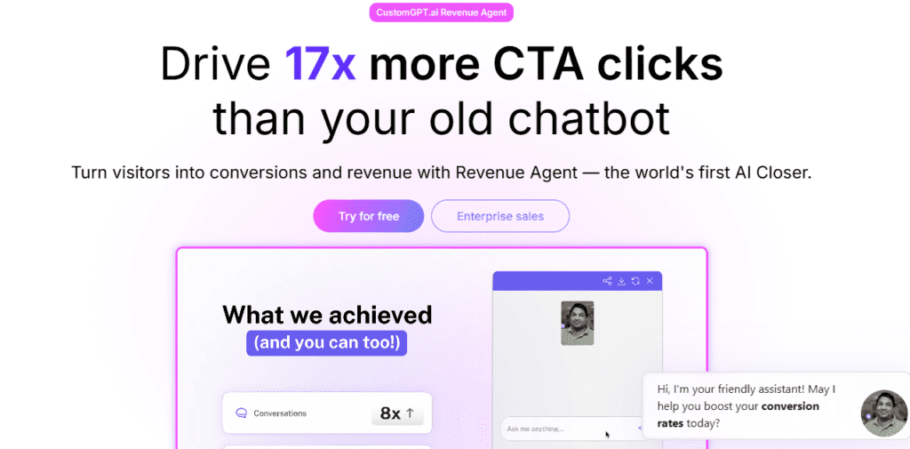 CustomGPT AI screenshot