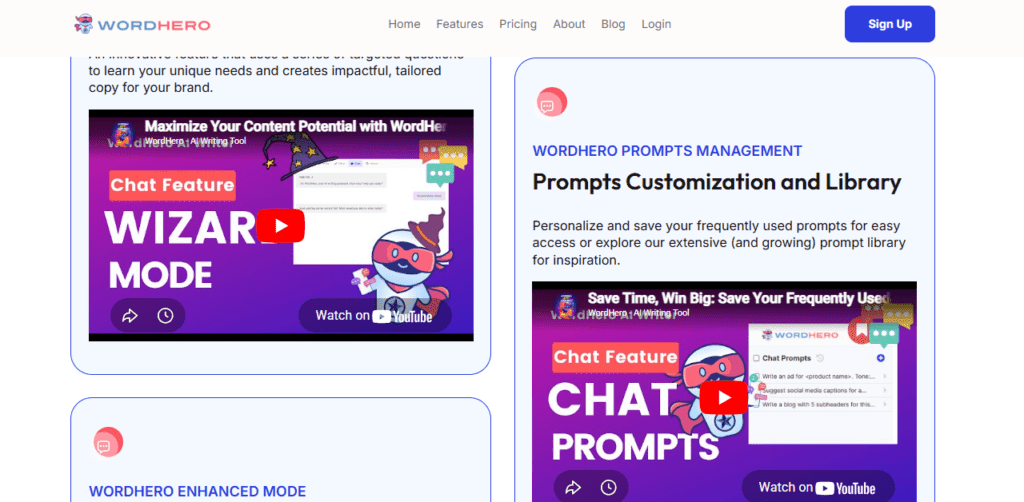 WordHero screenshot