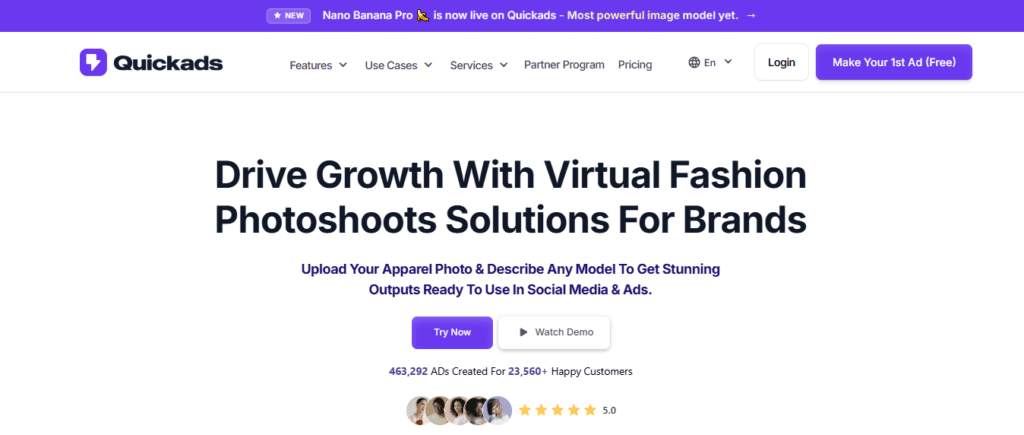 Quickads AI screenshot