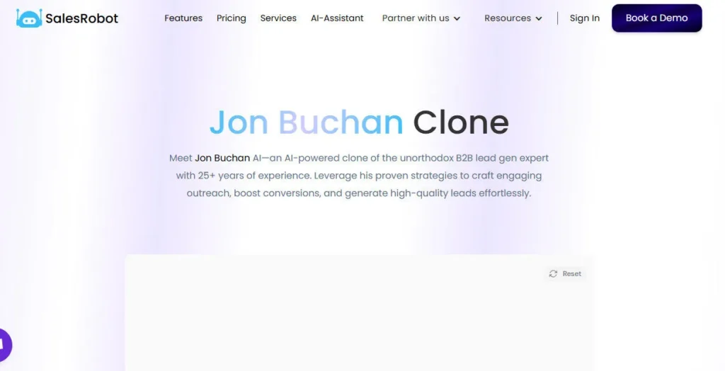 SalesRobot screenshot