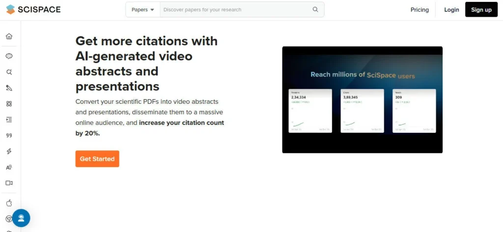 SciSpace screenshot