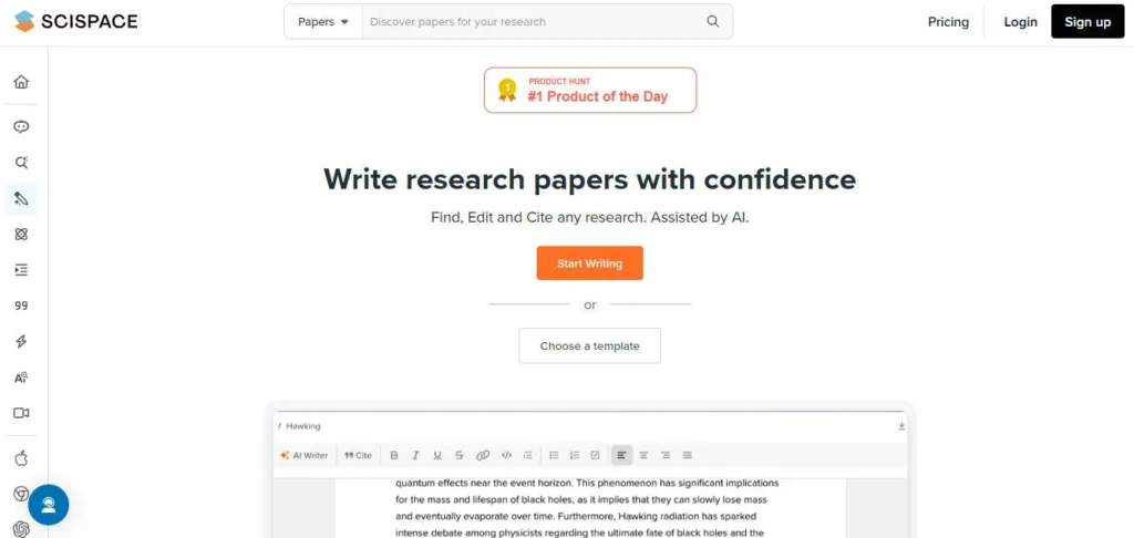 SciSpace screenshot