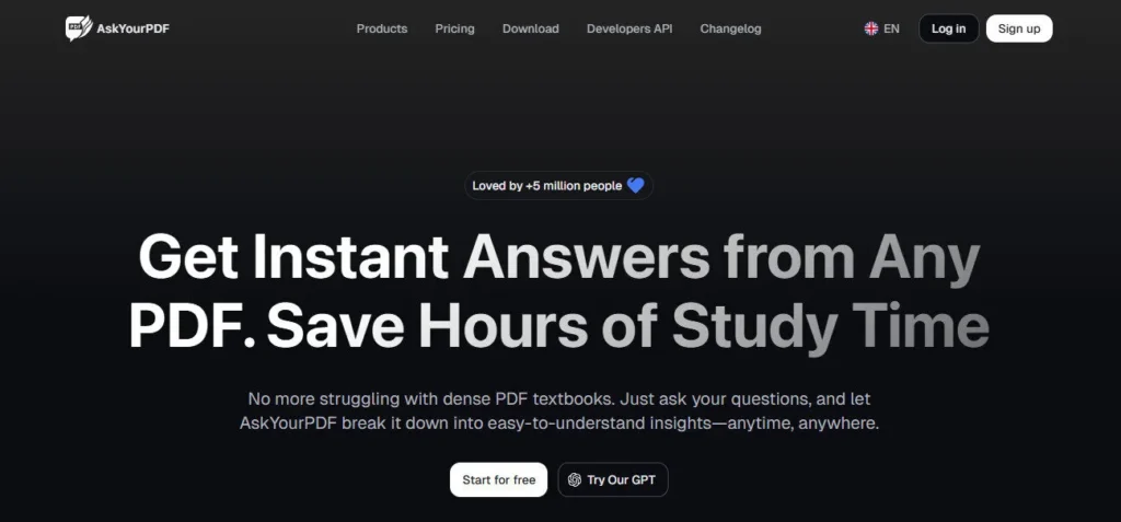 AskYourPdf AI Review Platform Overview | Best Free AI Tools Review