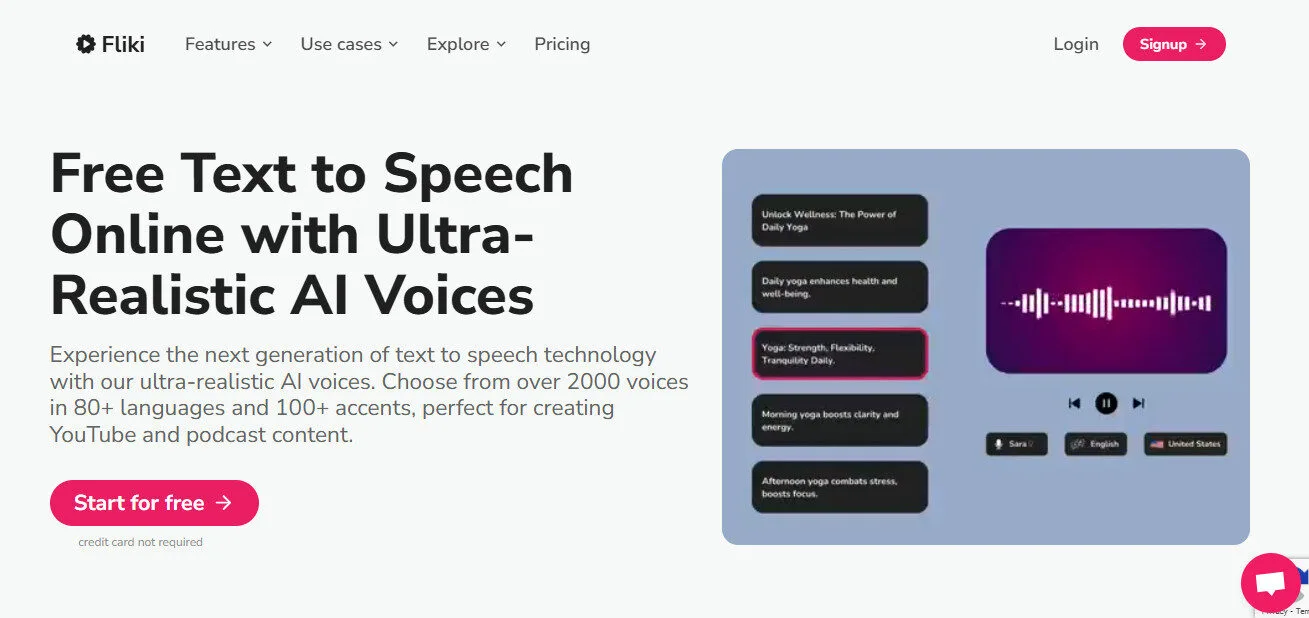 Fliki AI Free Text to Speech Features Platform Overview | Best Free AI Tools Team Review