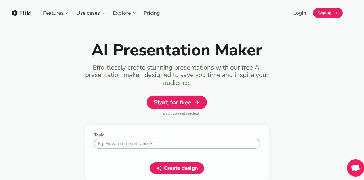 Fliki AI Presentation Maker Features Platform Overview | Best Free AI Tools Team Review