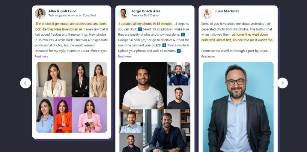 AISelfi.es screenshot