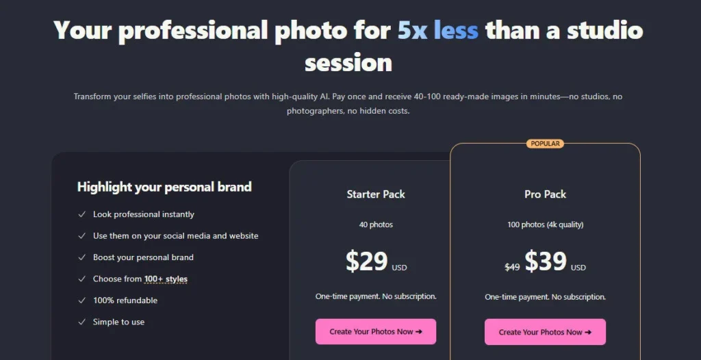 AISelfi.es screenshot