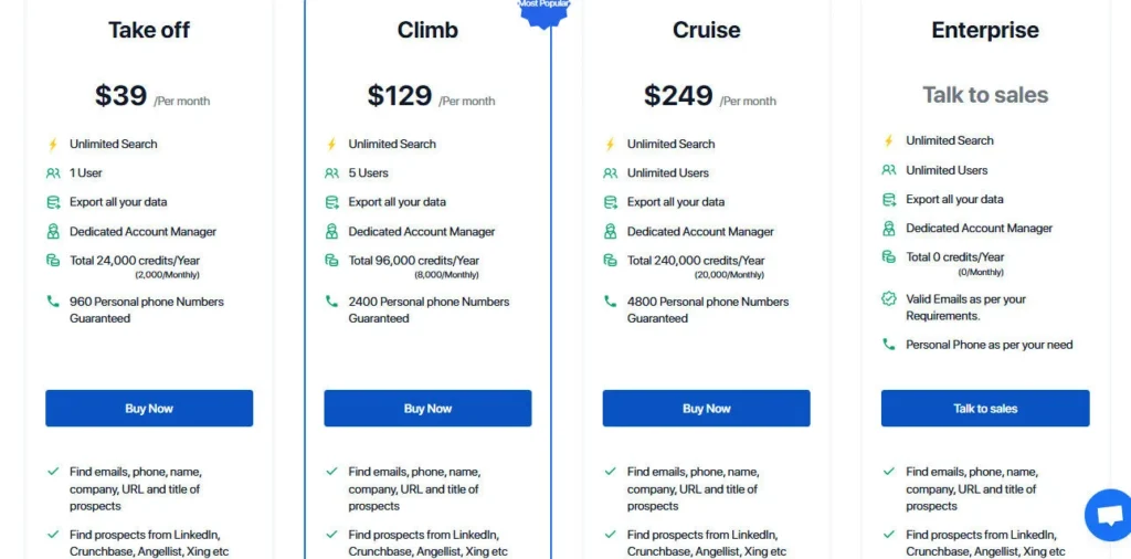 AeroLeads screenshot