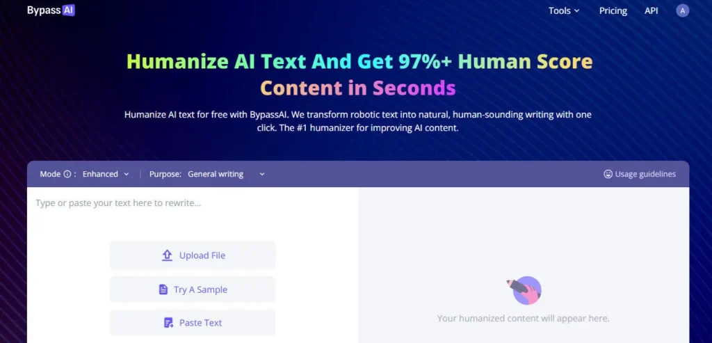 BypassAI AI screenshot