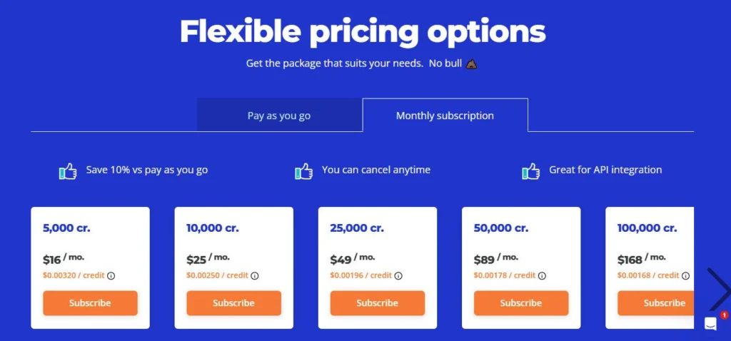 EmailListVerify screenshot