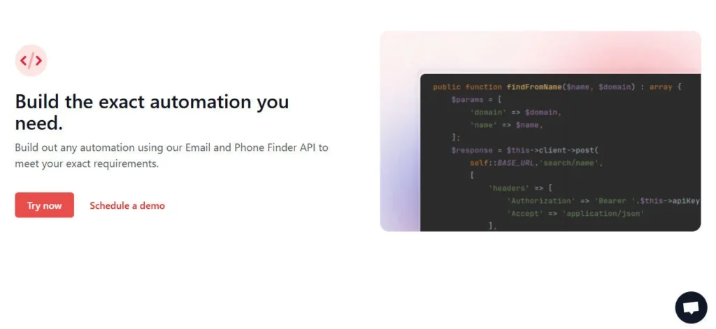 Findymail screenshot