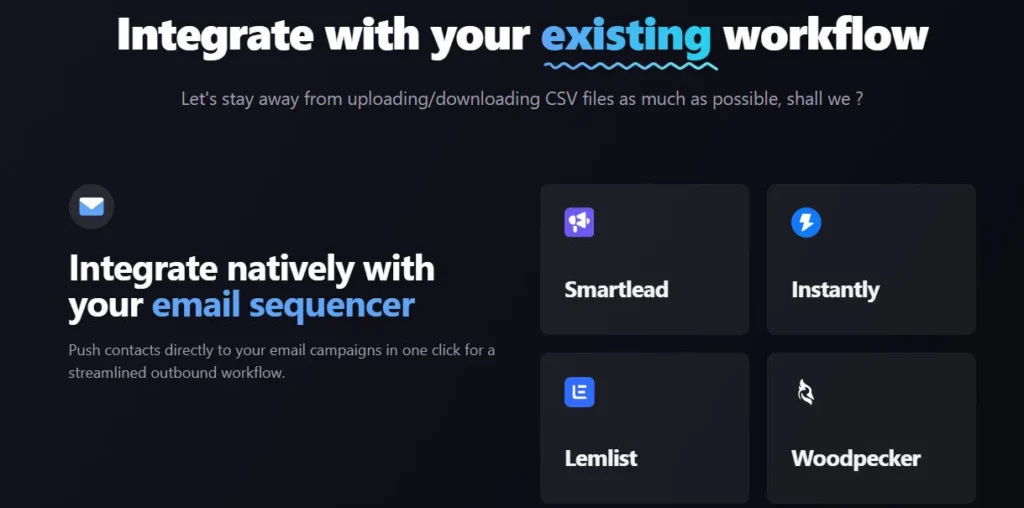 Findymail screenshot