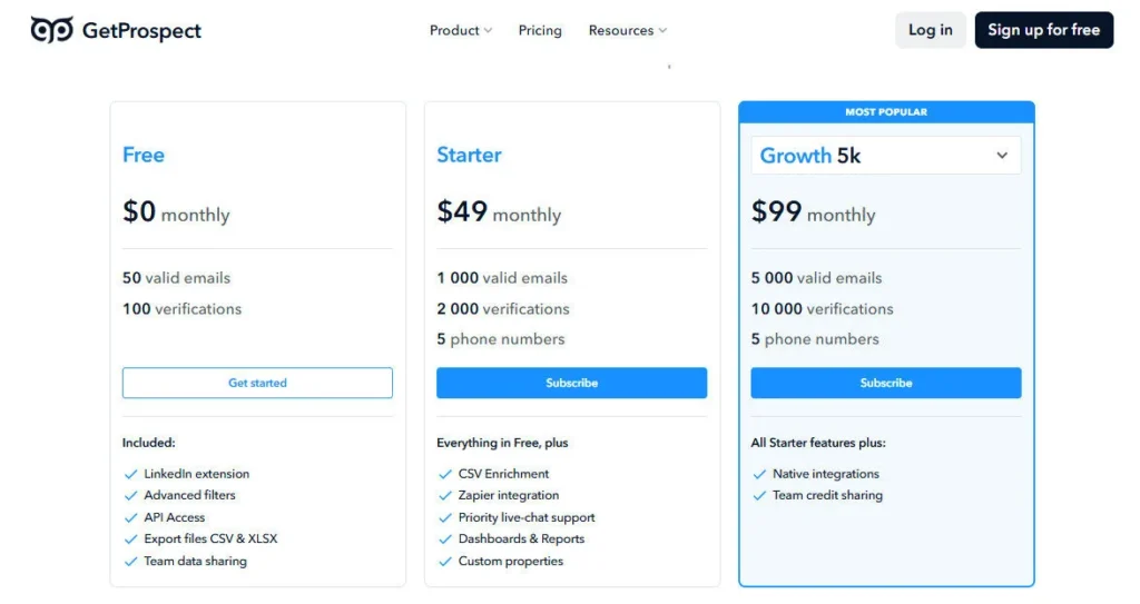 GetProspect screenshot