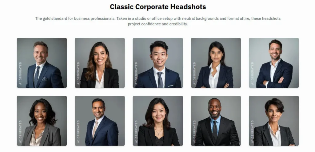 HeadshotPhoto.io screenshot