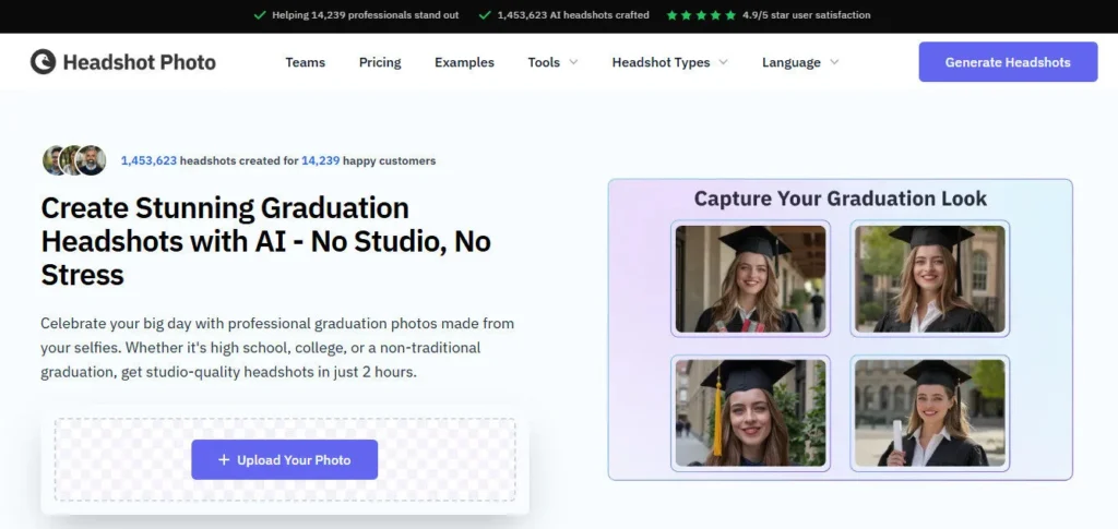HeadshotPhoto.io screenshot
