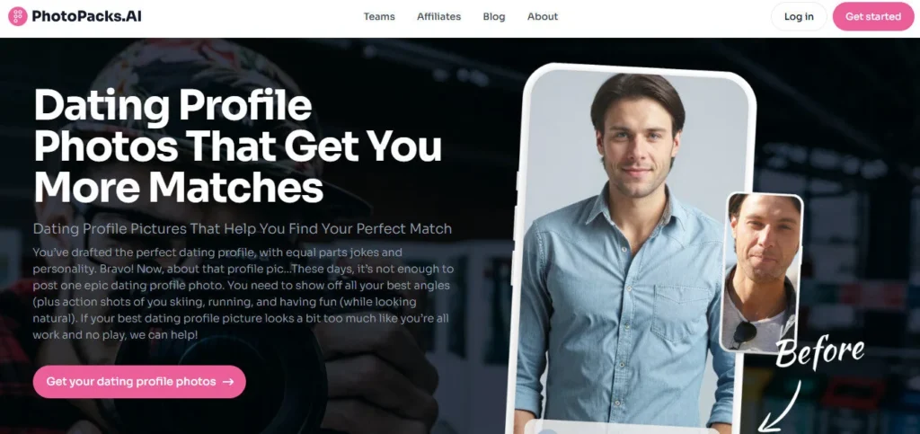 PhotoPacks.AI screenshot