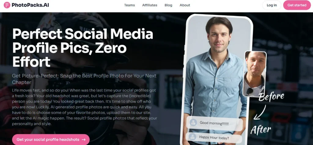 PhotoPacks.AI screenshot