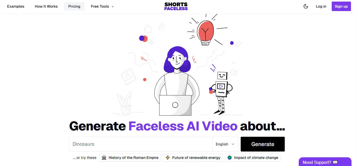 Shortsfaceless AI Review Platform Overview | Best Free AI Tools Review
