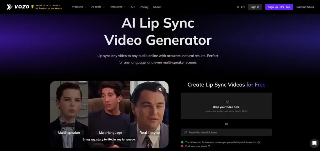 Vozo AI screenshot