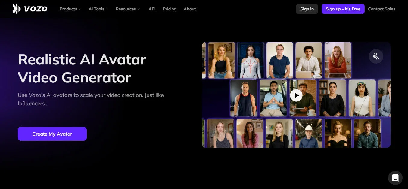 Vozo AI Realistic AI Avatar Video Generator AI Features Platform Overview | Best Free AI Tools Team Review