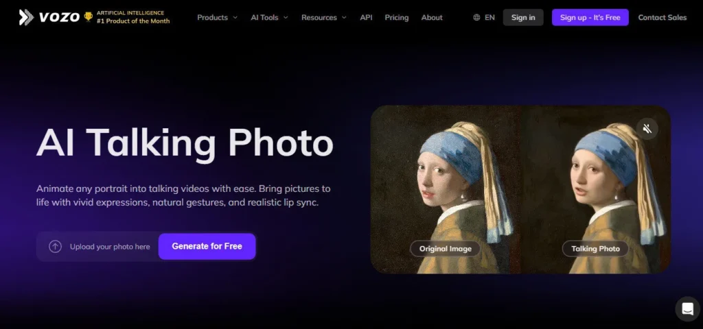 Vozo AI screenshot