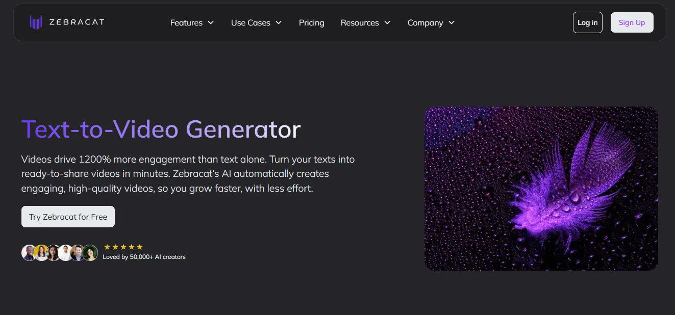 Zebracat Features Overview