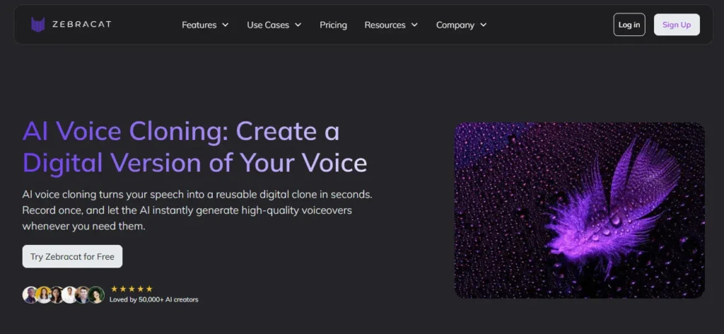 Zebracat AI screenshot