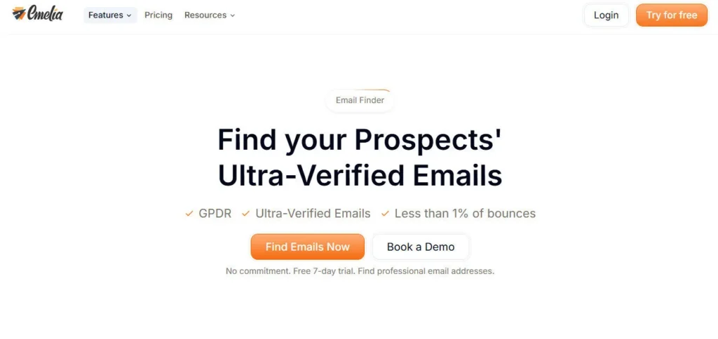 Emelia.io screenshot
