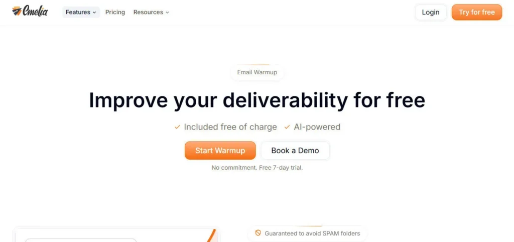 Emelia.io screenshot