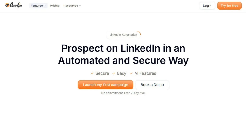 Emelia.io screenshot