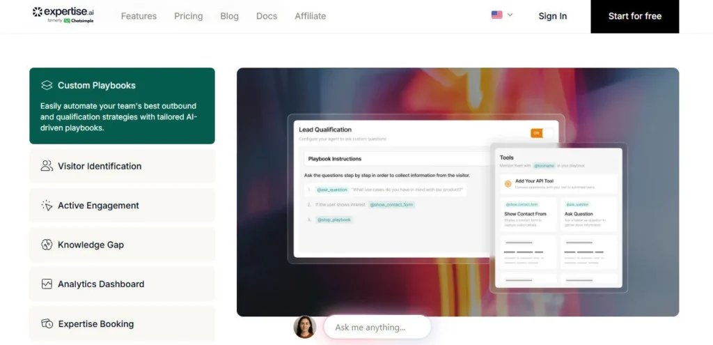Expertise AI screenshot