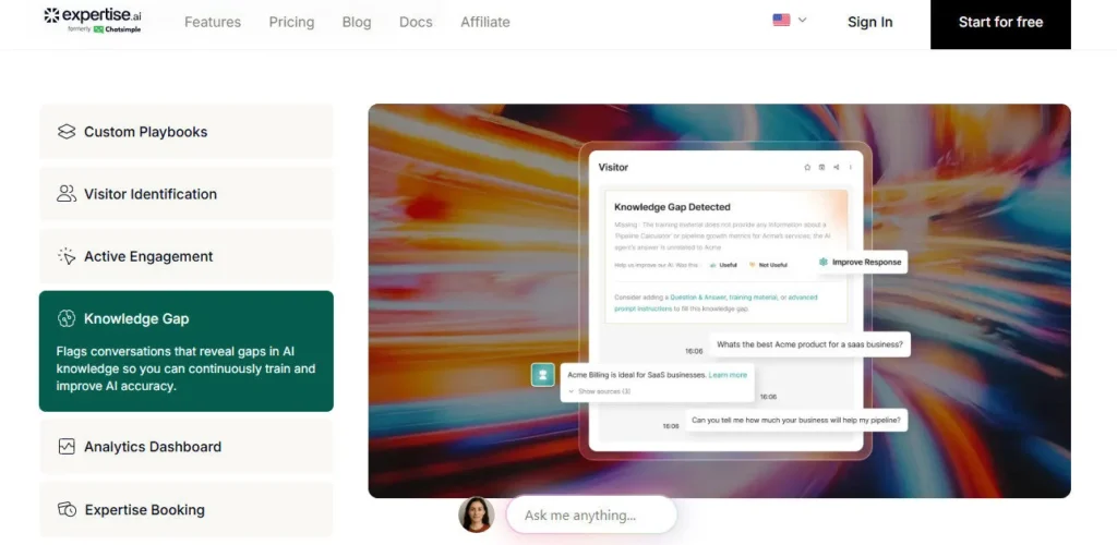 Expertise AI screenshot