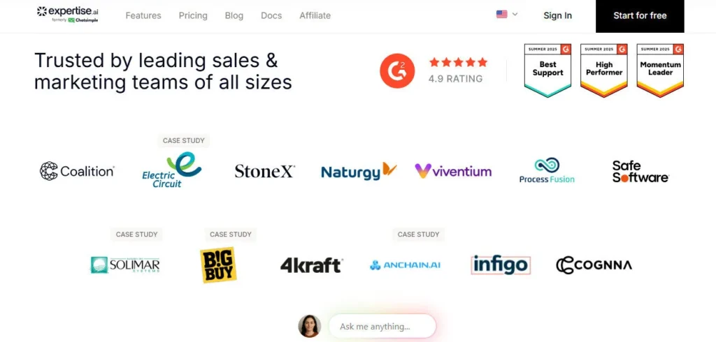 Expertise AI screenshot