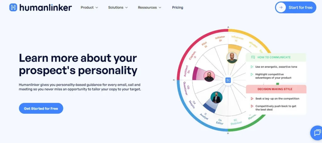 Humanlinker screenshot
