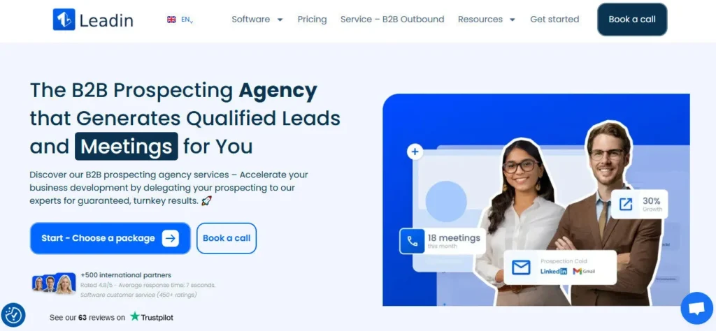 Leadin.fr screenshot