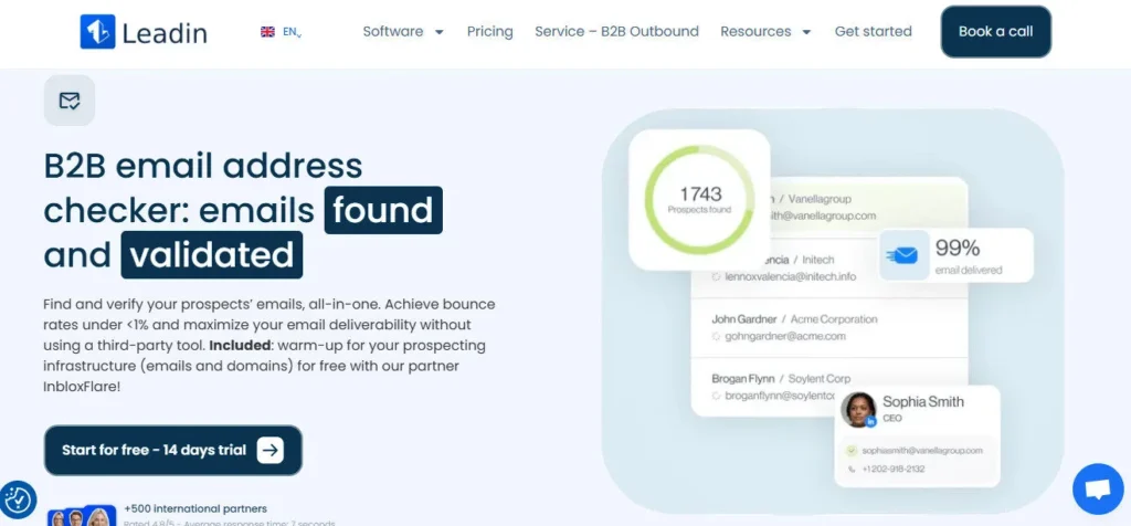 Leadin.fr screenshot