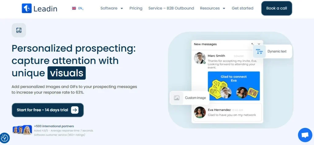 Leadin.fr screenshot