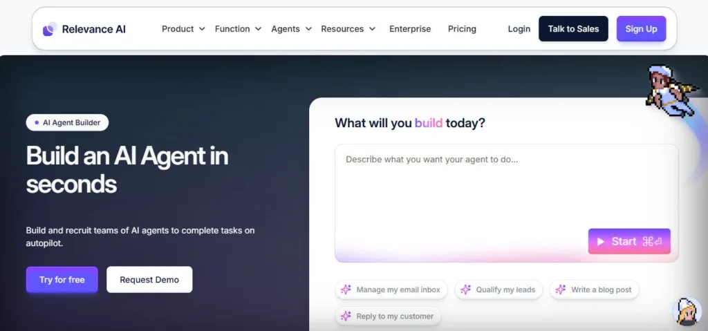 Relevance AI screenshot