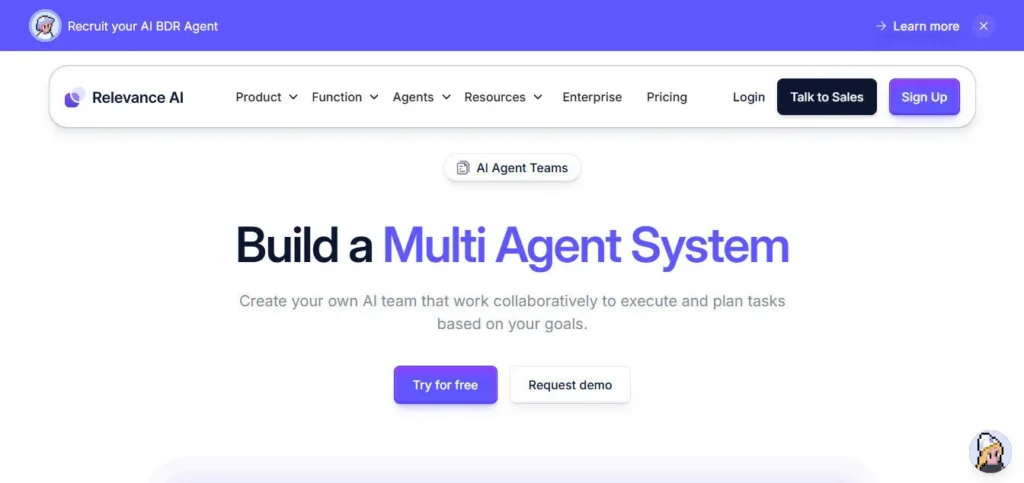 Relevance AI screenshot