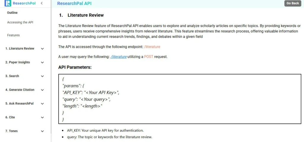 ResearchPal screenshot