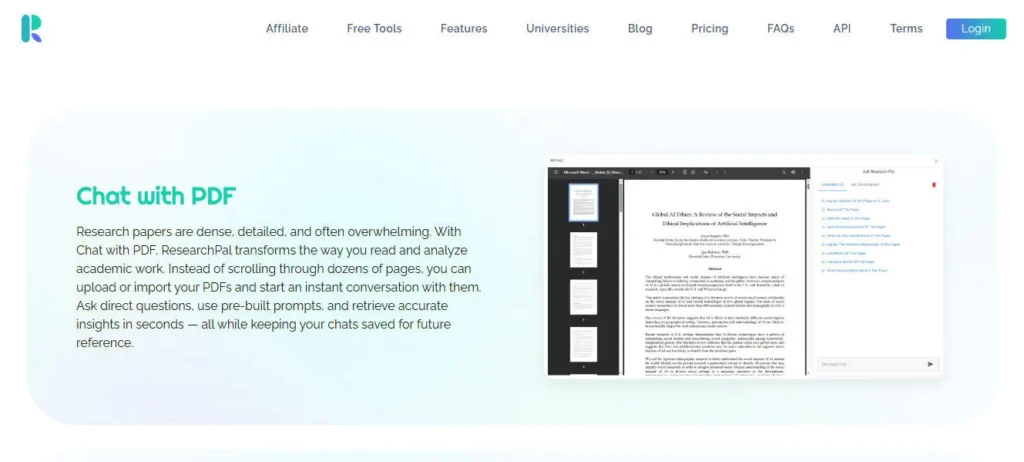 ResearchPal screenshot