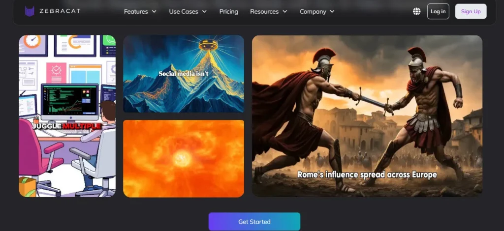 Zebracat AI screenshot