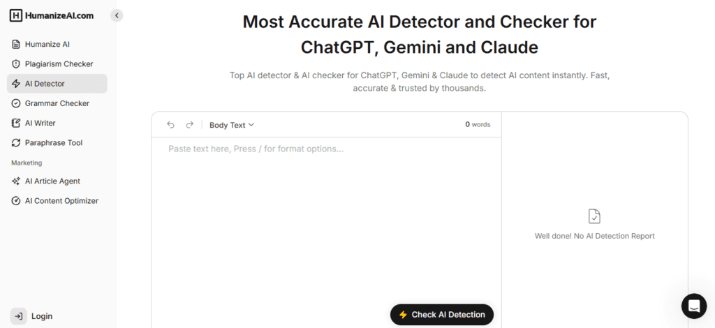 HumanizeAI screenshot