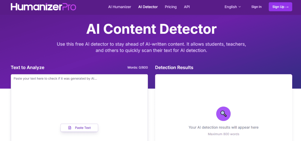 HumanizerPro AI screenshot