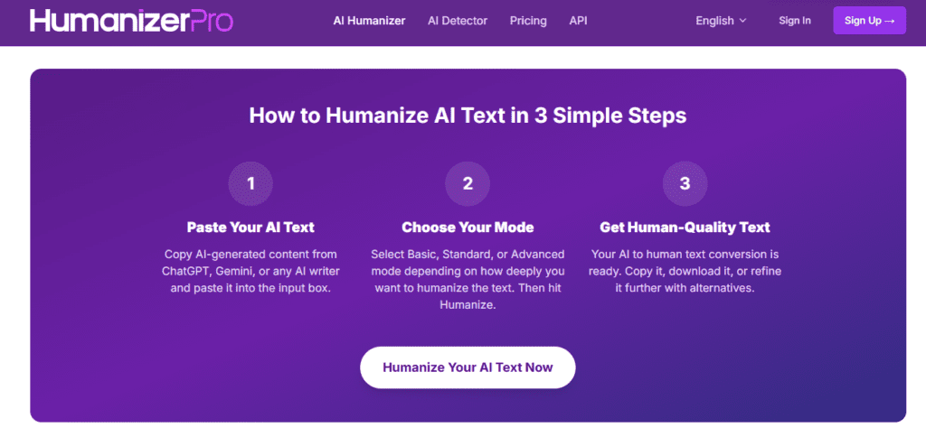 HumanizerPro AI screenshot