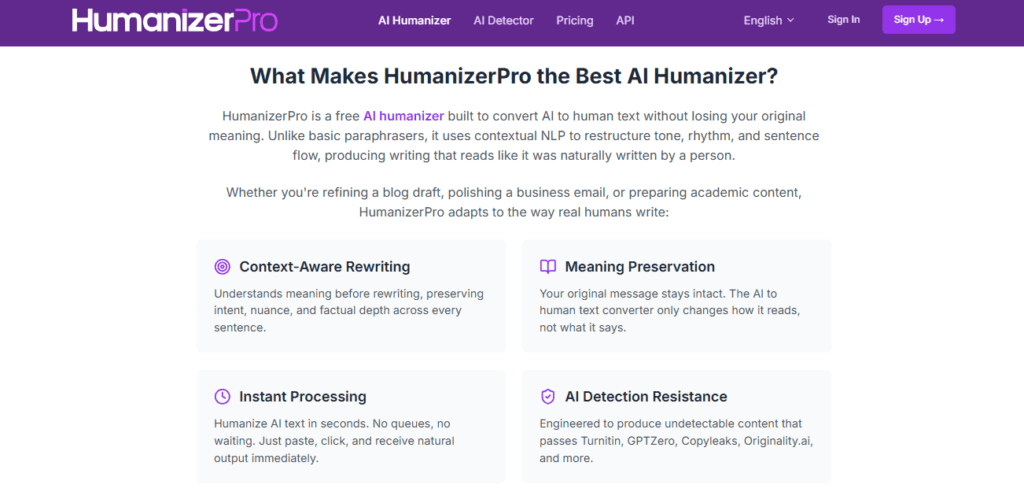 HumanizerPro AI screenshot