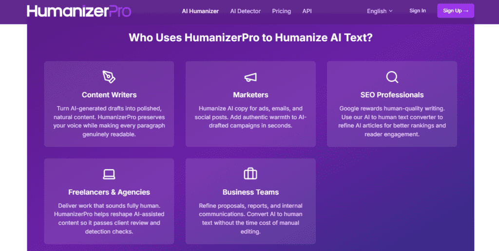 HumanizerPro AI screenshot