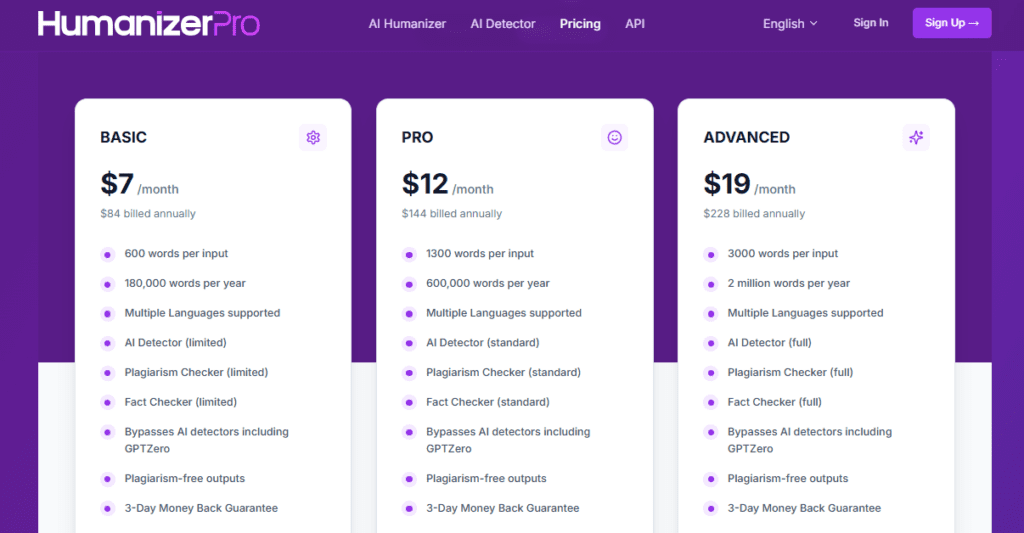 HumanizerPro AI screenshot