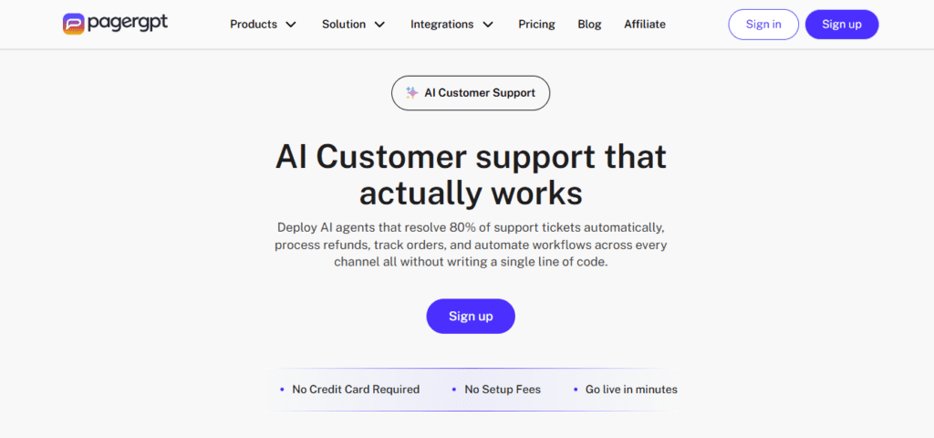 Pagergpt AI screenshot