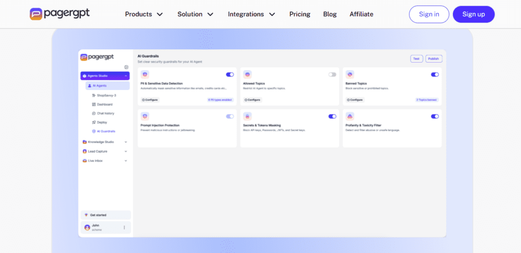 Pagergpt AI screenshot